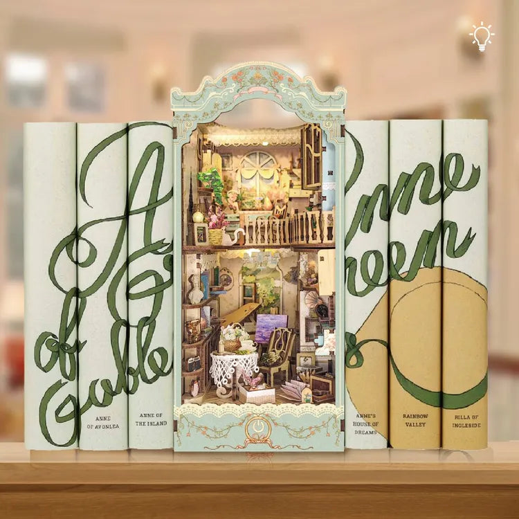 Countryside Diary: Garden Diorama Wooden LED Book Nook DIY Kit-CraftoyX