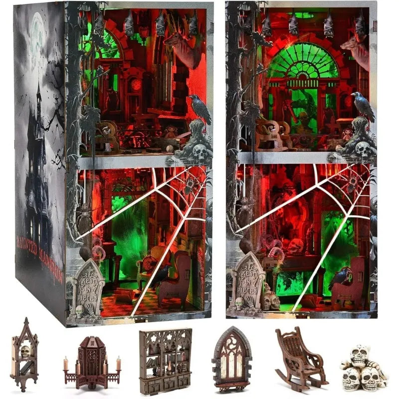 Komponenten des Book Nook - Haunted Mansion