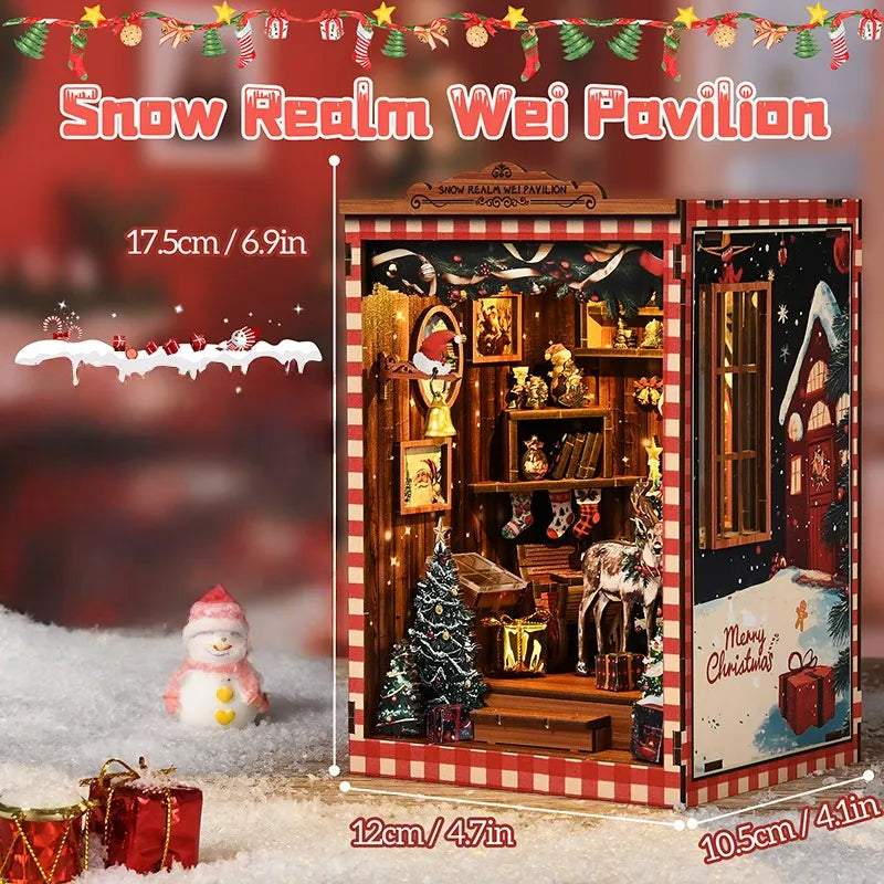 Book Nook - Snow Realm Pavilion with detailed dimensions
