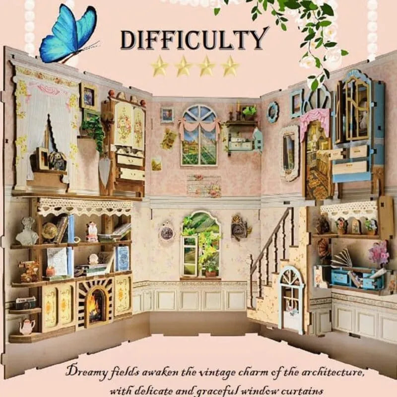 by craftoyx Countryside Diary Book Nook Kit Interior