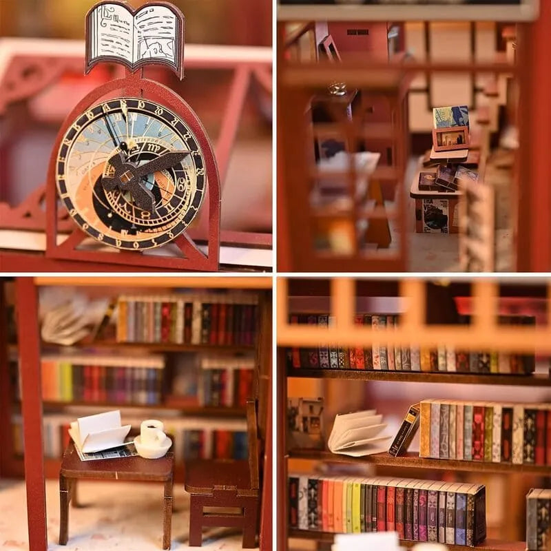 by craftoyx DIY Dollhouse Kit Details Book Shop