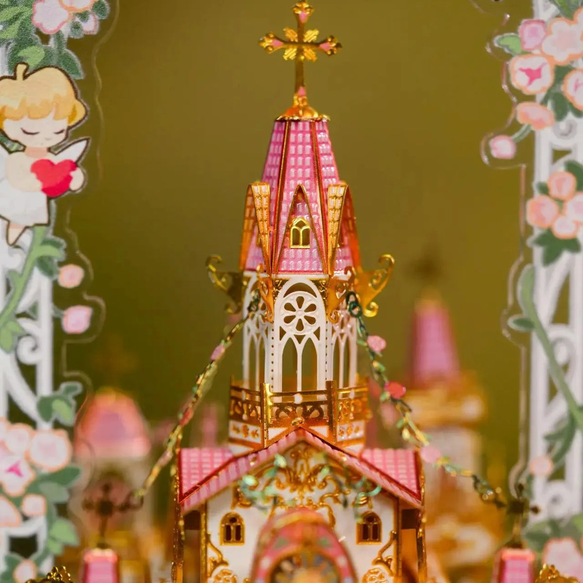 by craftoyx DIY Metal Puzzle Rose Castle Conversation Starter