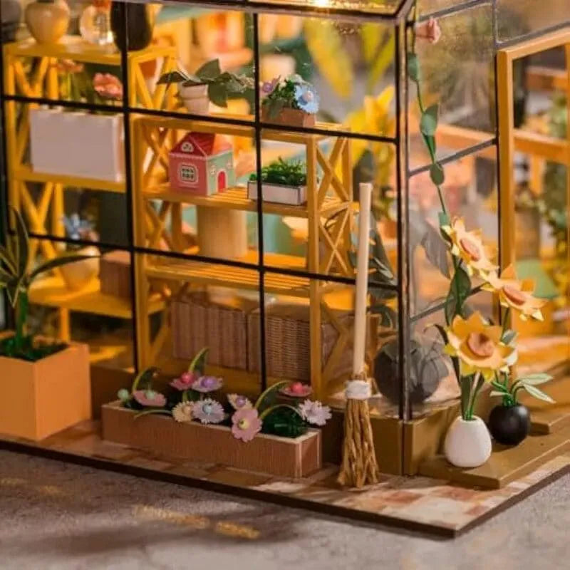 by craftoyx High Quality Material Flower House Kit Display Sunshine Flower House