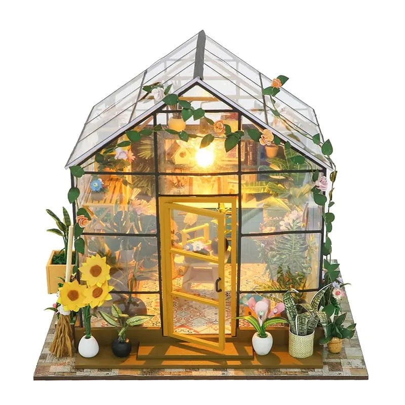 by craftoyx Home Decor Craft Gifts Flower House Kit Sunshine Flower House