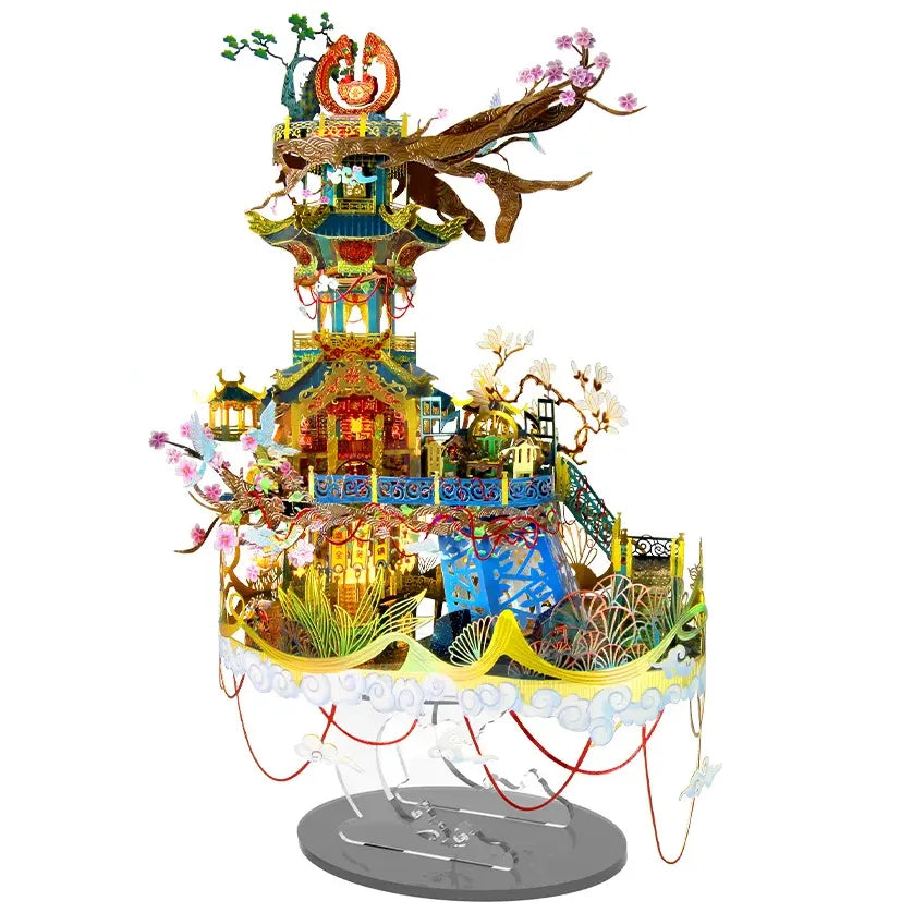 by craftoyx Luna Pavilion Metal Puzzle Kit Details