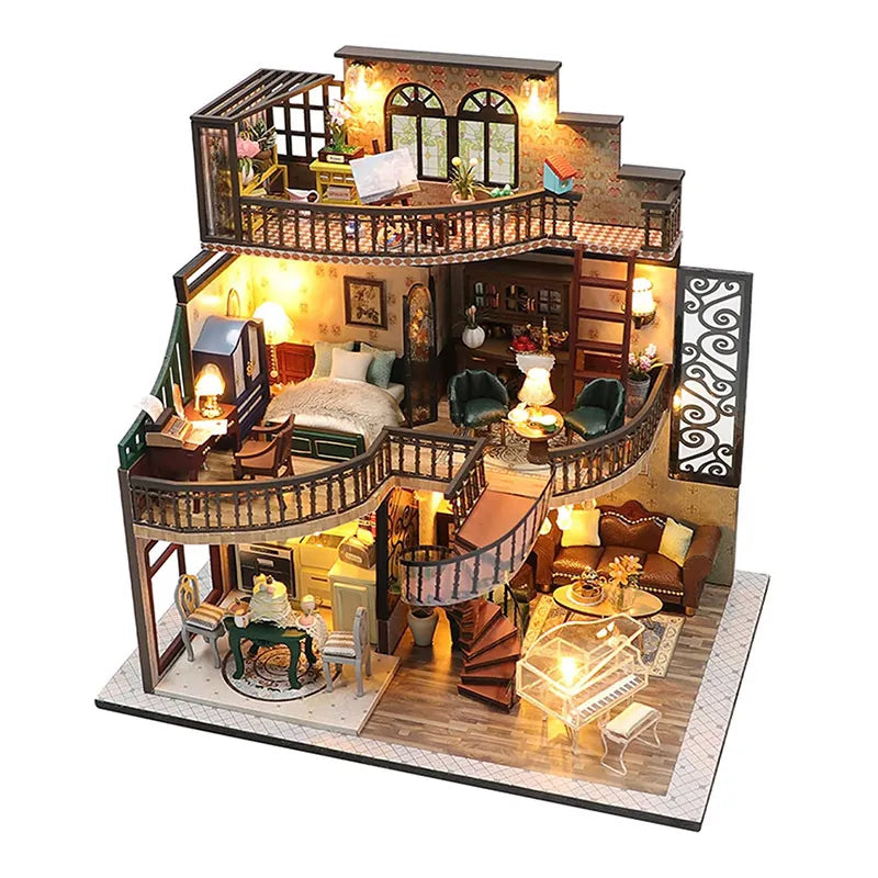 Easy dollhouse kits sales