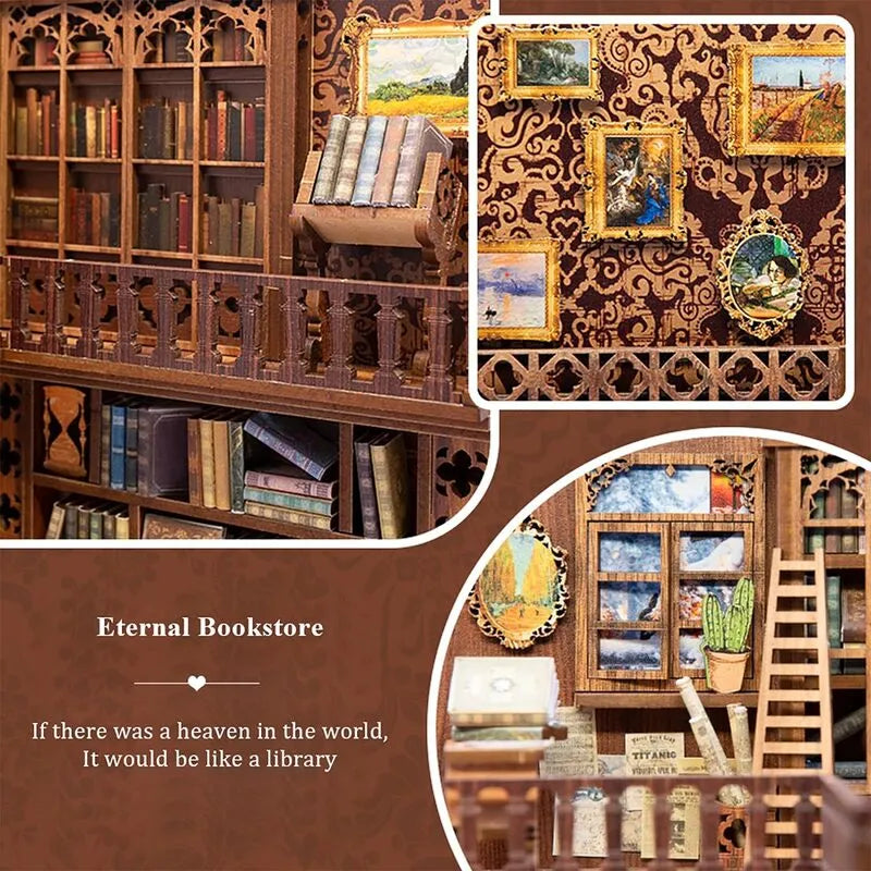 by craftoyx Perfect Gift Ideas Book Nook Eternal Bookstore