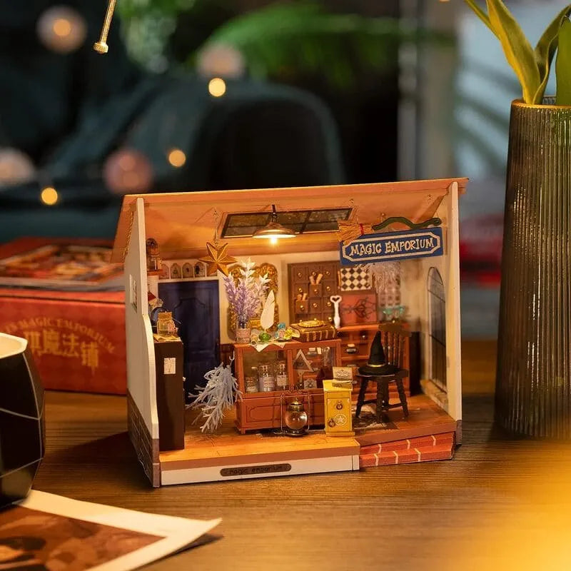 by craftoyx diy miniature house kiki magic emporium home office decor