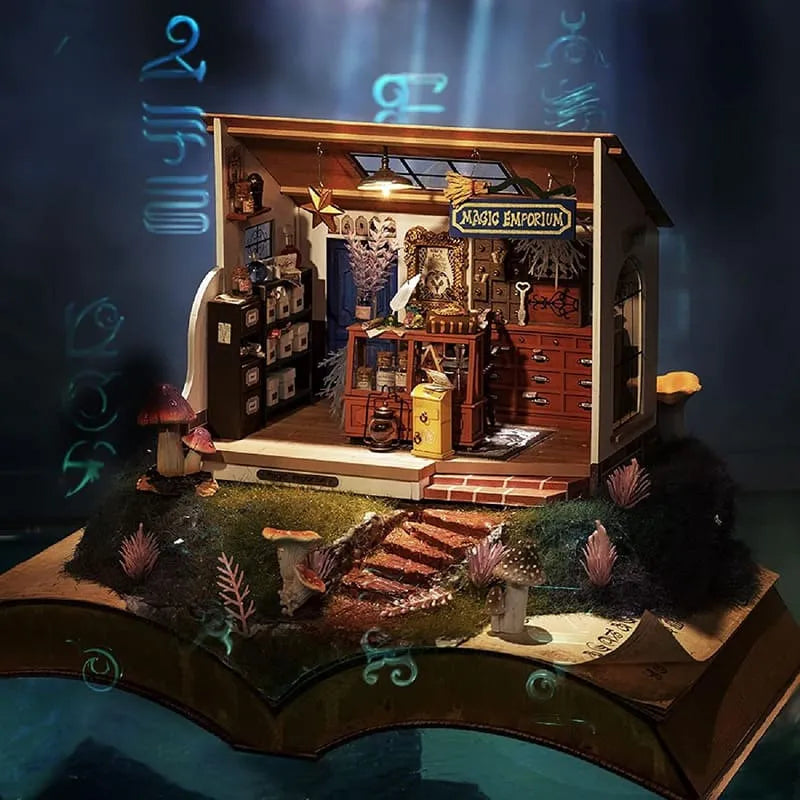 by craftoyx diy miniature house kiki magic emporium magic book