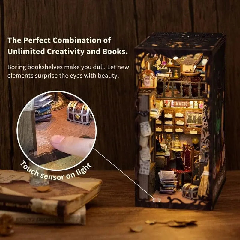 by craftoyx handmade book nook gift magic pharmacist charming design
