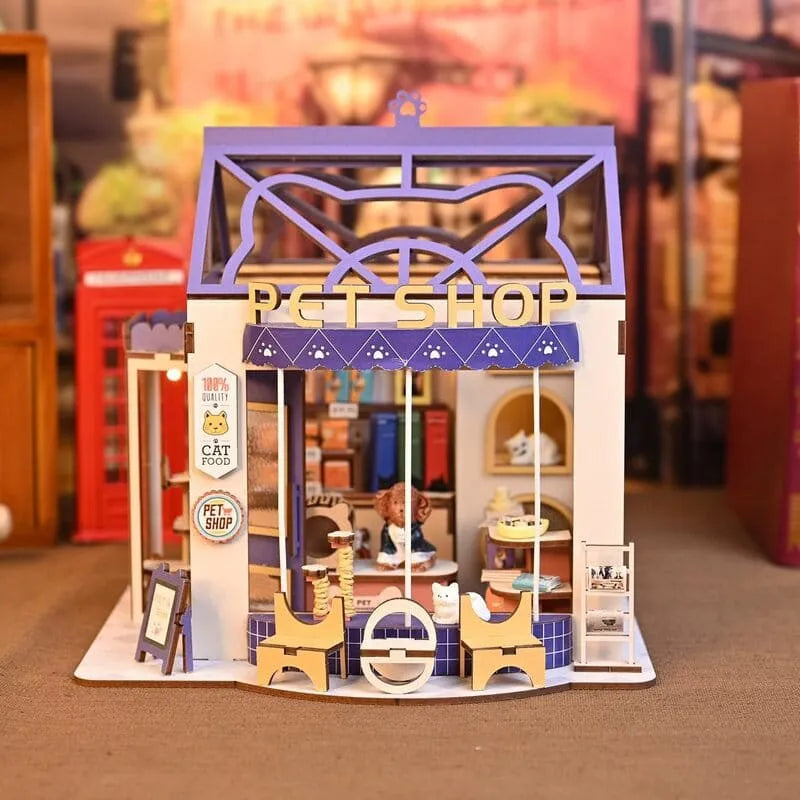 by craftoyx mini pet shop model kit assembled with care