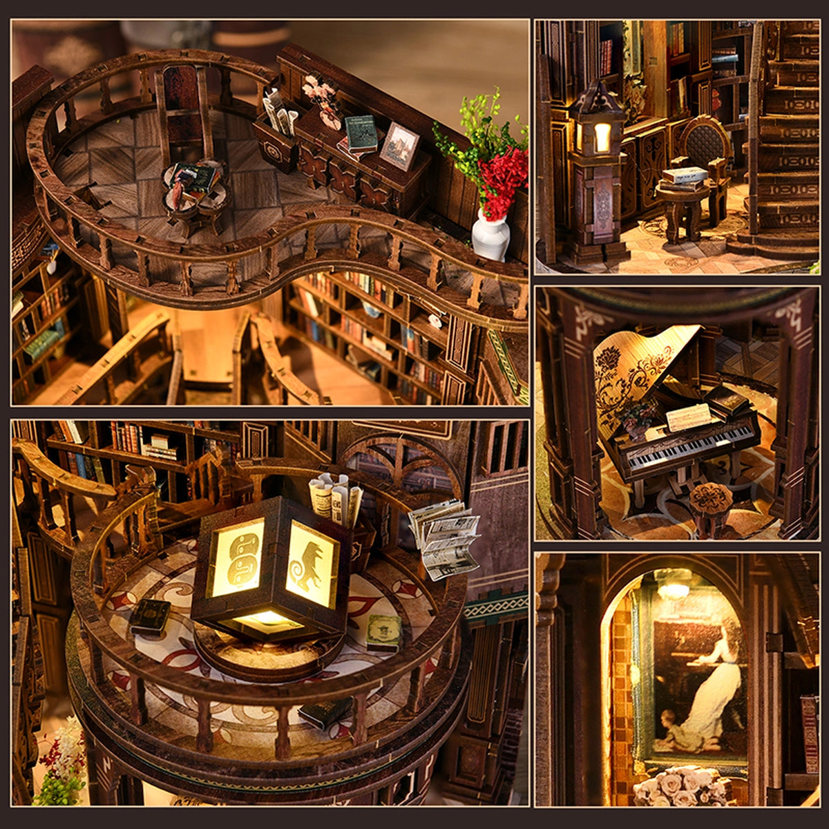 Miniature House Kit - Dreamy Book Hall