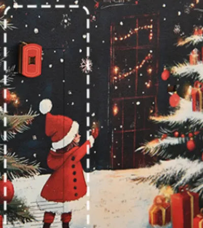 Close-up view of a decorative element in the Book Nook - Snow Realm Pavilion with fine details