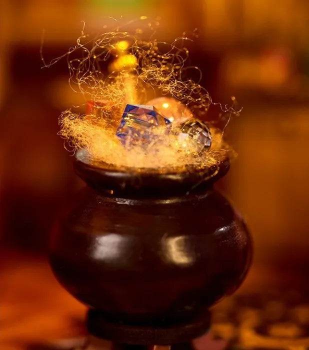 Close-up view of a decorative element in the Miniature House Kit - Entropy's Flow with fine details