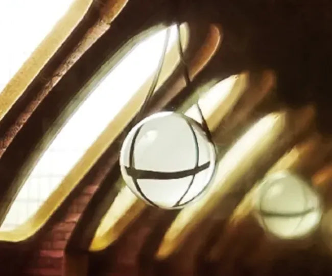 Close-up view of a decorative element in the 3D Puzzle Night Light - Detective Station with fine details