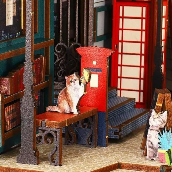 Close-up view of a decorative element in the Book Nook - Island Holiday with fine details