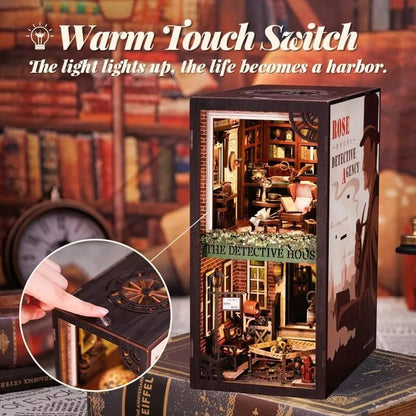 Book Nook Kits | Rose Detective Agency 3D Puzzle Adventure - CraftoyX