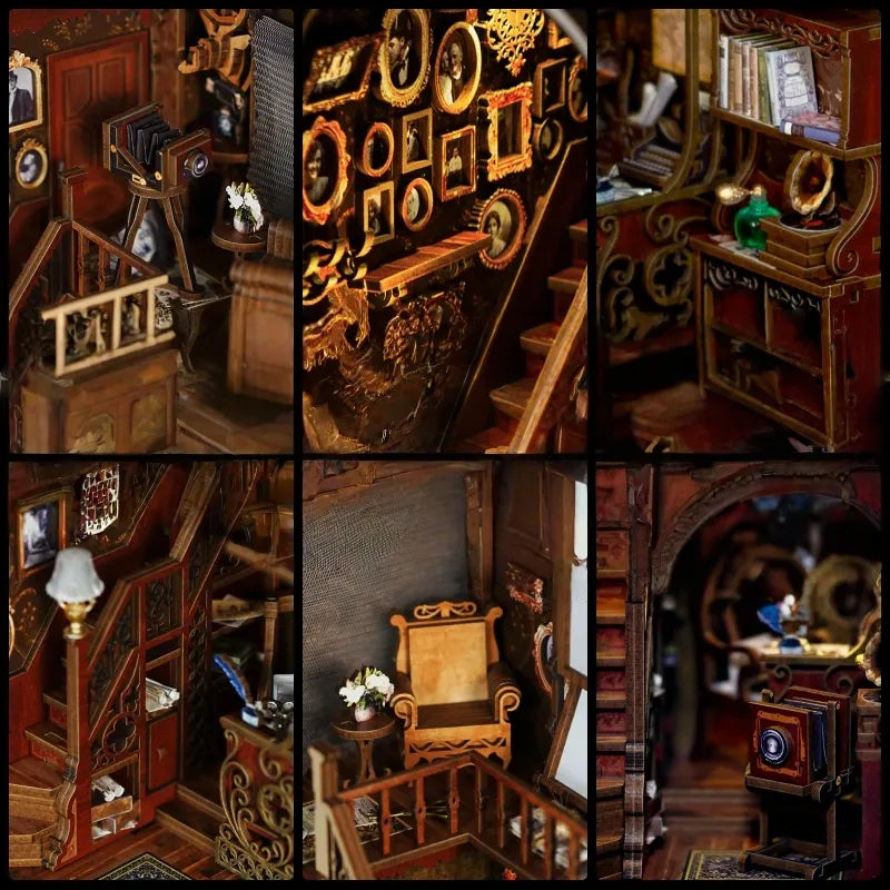 Close-up view of a decorative element in the Book Nook - Back To Memory with fine details