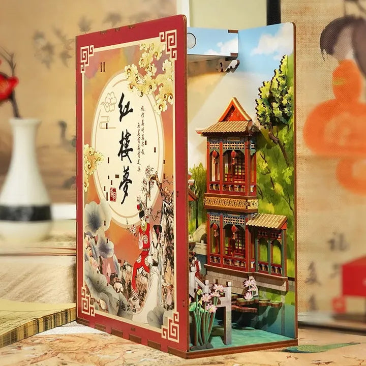 Dream of Red Mansions: Classic Chinese Literature DIY Wooden Book Nook-CraftoyX