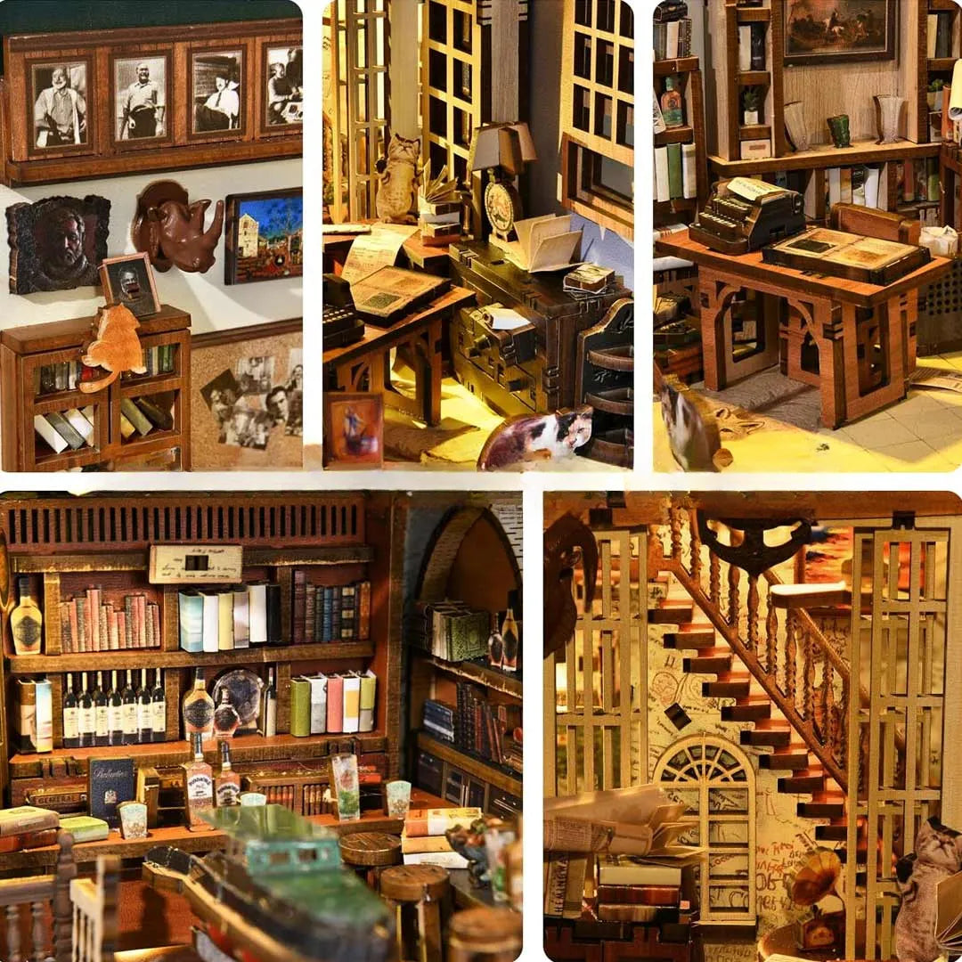 Book Nook Kit | Hemingway House - CraftoyX