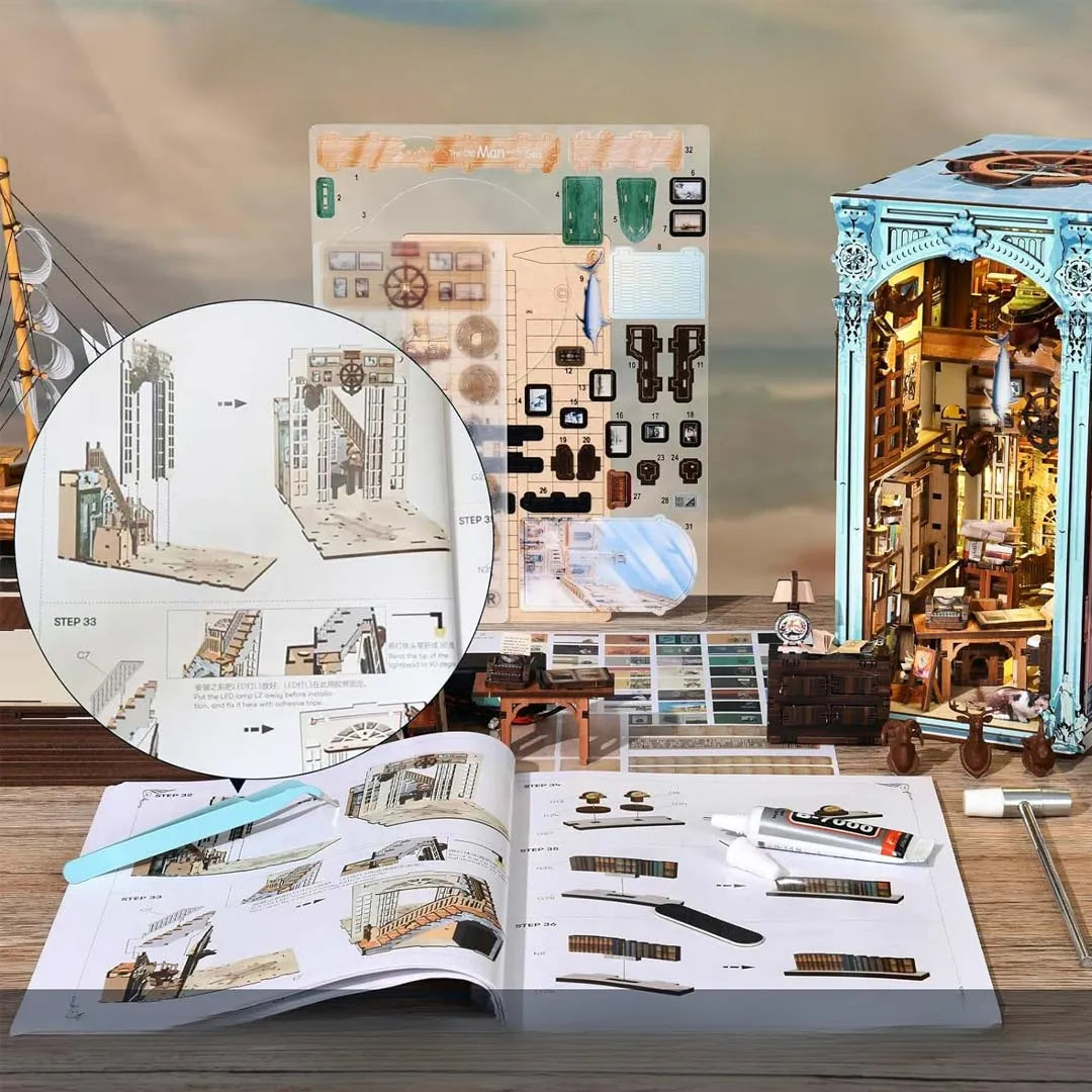 Book Nook Kit | Hemingway House - CraftoyX