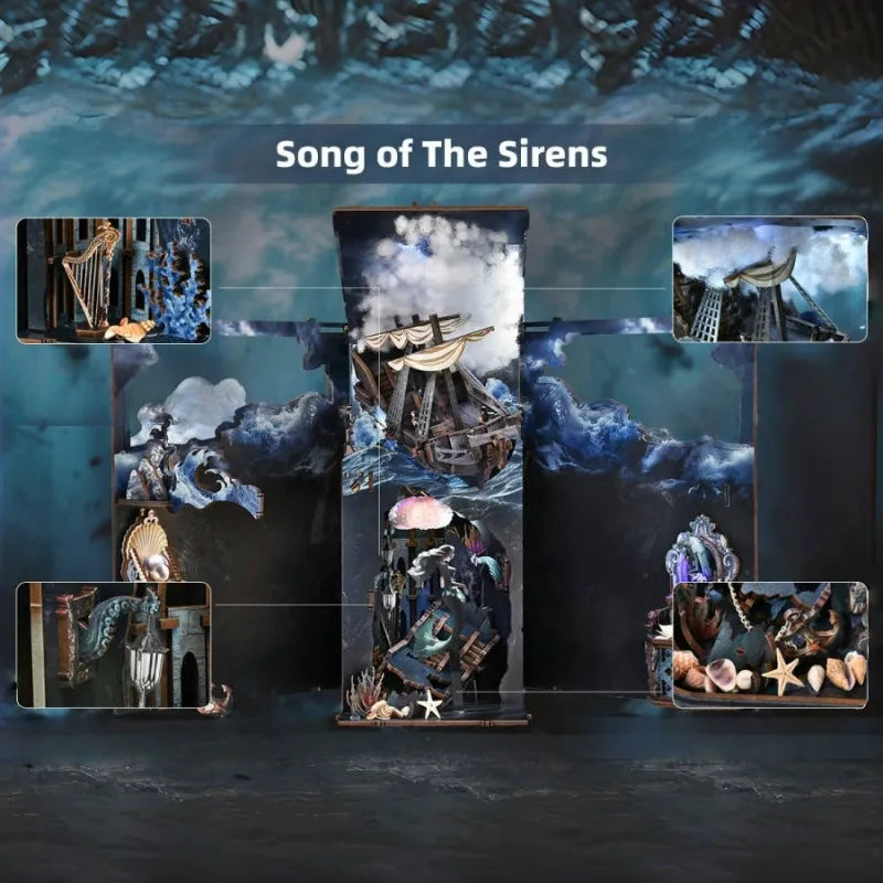Book Nook - Song of The Sirens - CraftoyX
