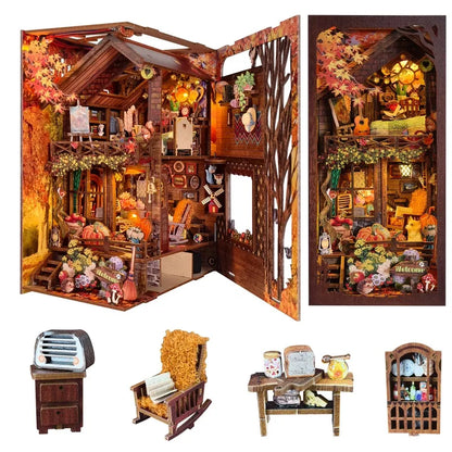 Components of the Book Nook Kit | Twilight Cottage