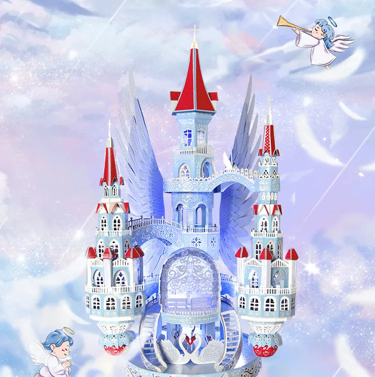 by craftoyx 3D Metal Puzzle Angel Castle Tranquility Escape