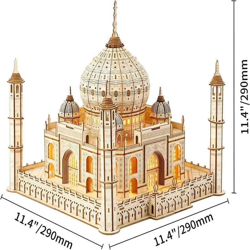 by craftoyx 3D puzzle Taj Mahal finished product size