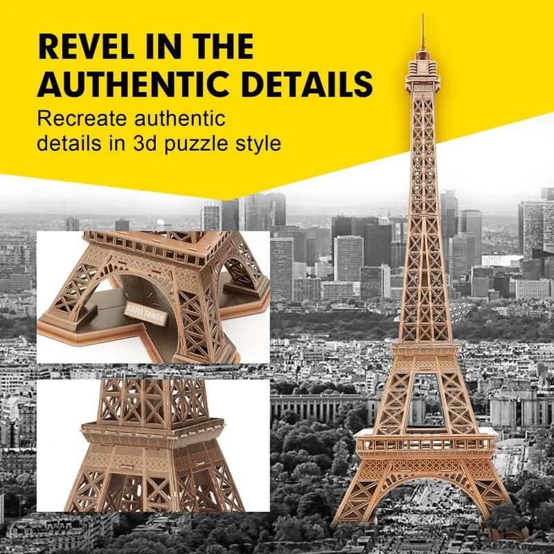 3D Puzzles | Eiffel Tower - National Geographic - CraftoyX