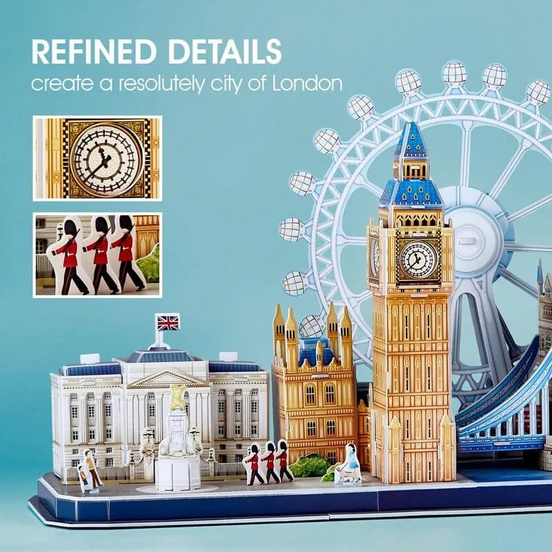 Puzzle 3D | London Cityline Architecture - CraftoyX