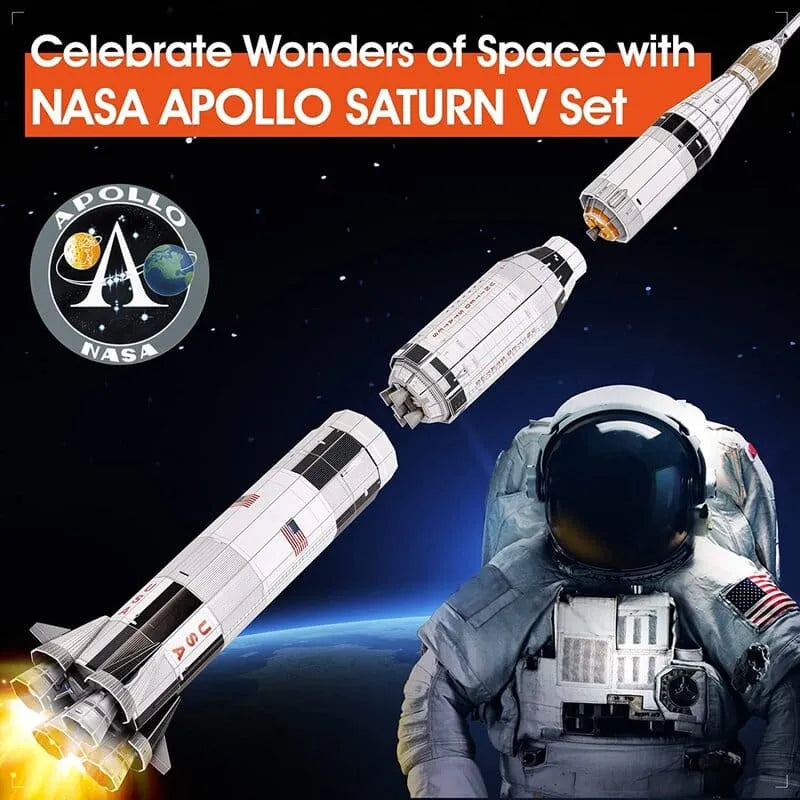 Build the NASA Apollo Saturn V - Historic Rocket 3D Puzzle