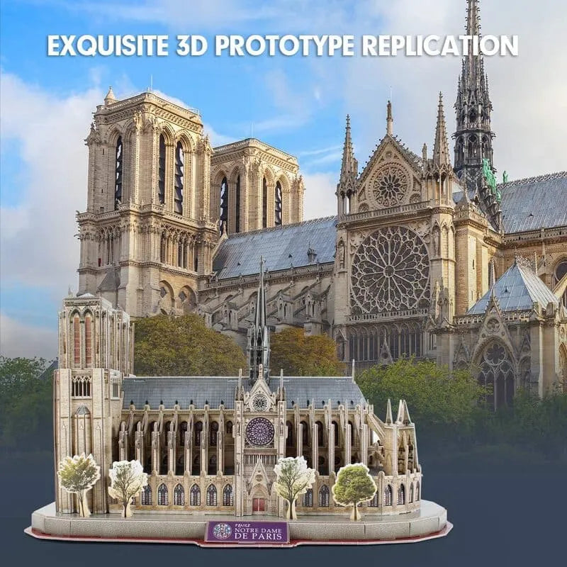 3D Puzzles | Notre Dame de Paris - National Geographic - CraftoyX