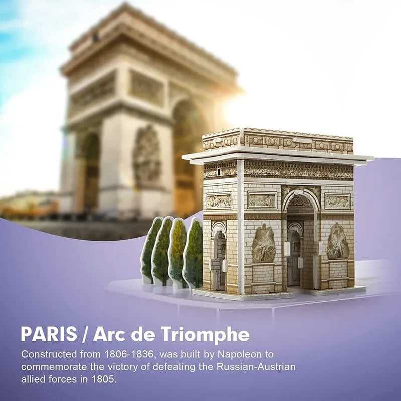 3D Puzzles | Paris Cityline Architecture - CraftoyX