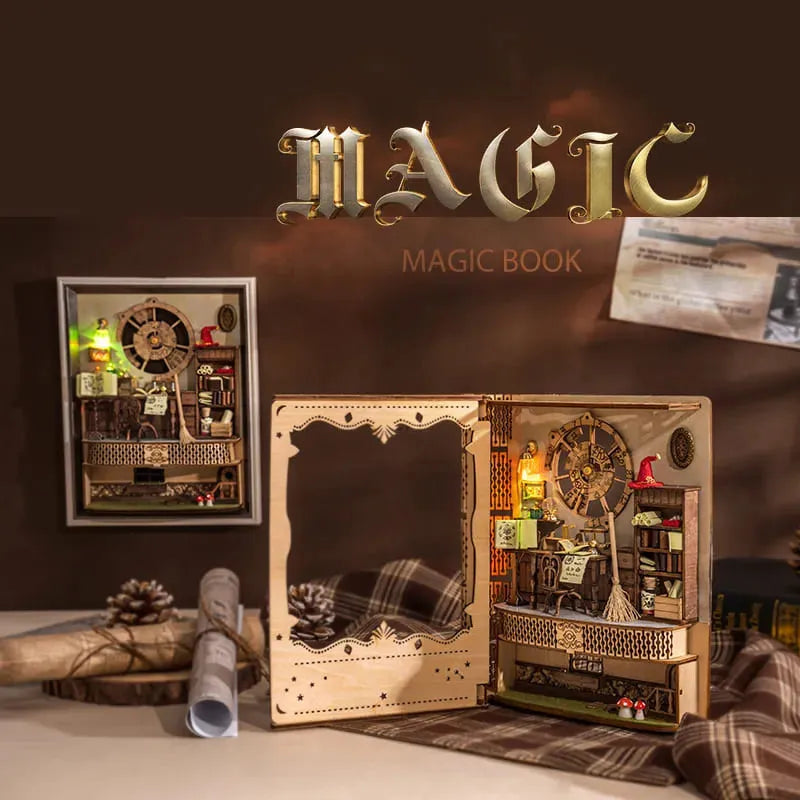 3D Magic Book | DIY Miniature Dollhouse and Photo Frame Kit - CraftoyX