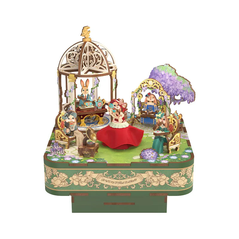 3D Music Box Puzzle Kit | Dance among the Flowers-CraftoyX