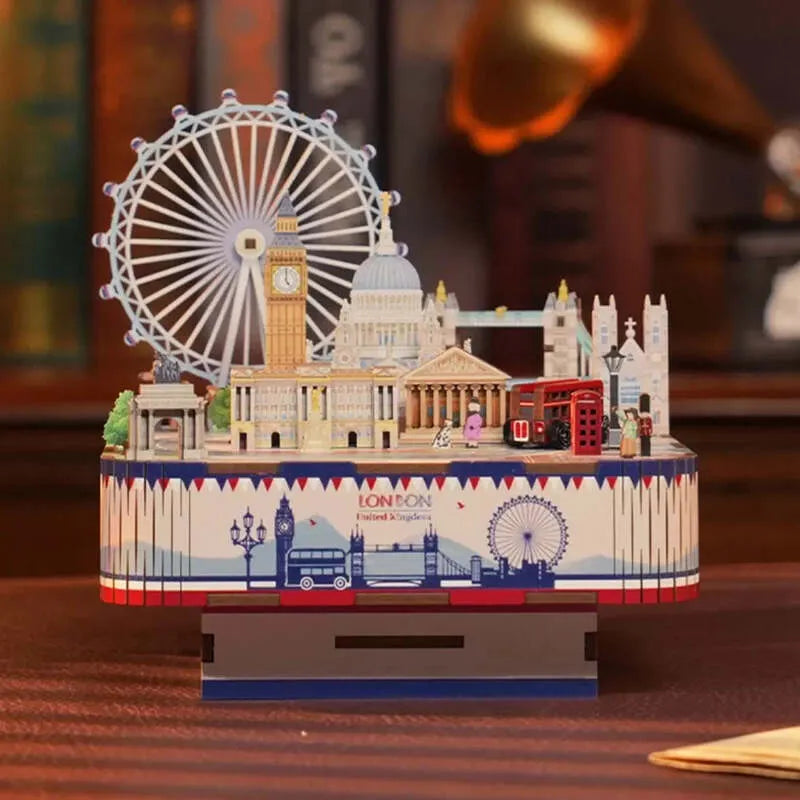 3D Music Box Puzzle Kit | London-CraftoyX