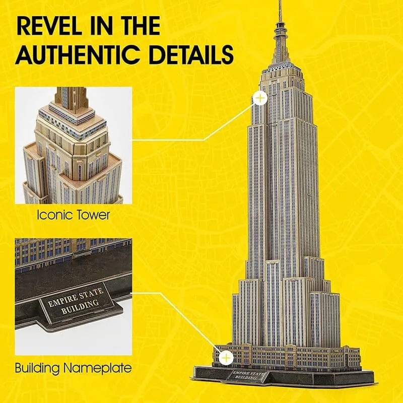 3D Puzzles | Empire State Building - CraftoyX