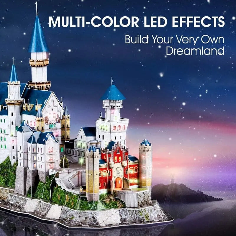 3D Puzzle | LED Neuschwanstein Castle Germany - CraftoyX