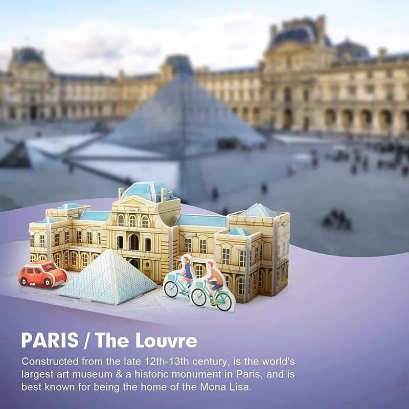 3D Puzzles | Paris Cityline Architecture - CraftoyX