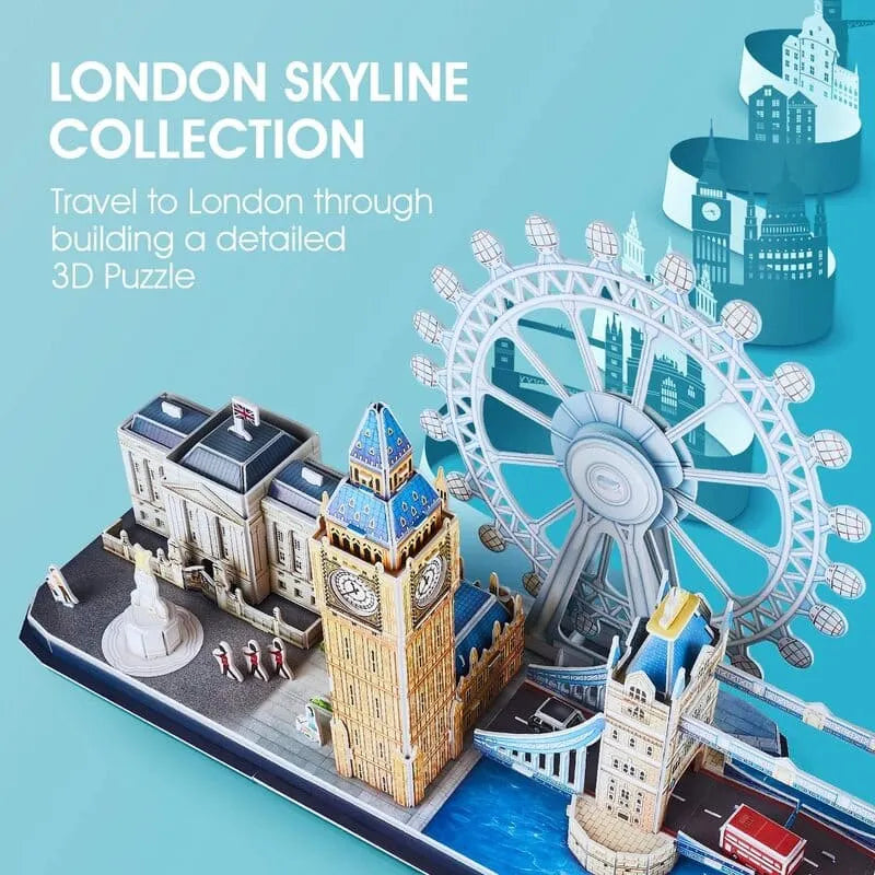 Puzzle 3D | London Cityline Architecture - CraftoyX