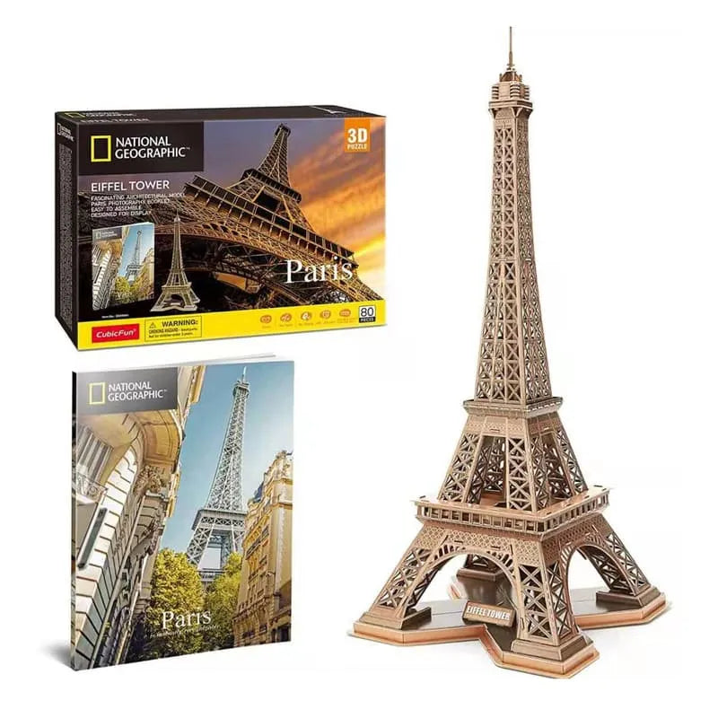 3D Puzzles | Eiffel Tower - National Geographic - CraftoyX