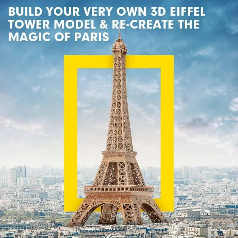 3D Puzzles | Eiffel Tower - National Geographic - CraftoyX