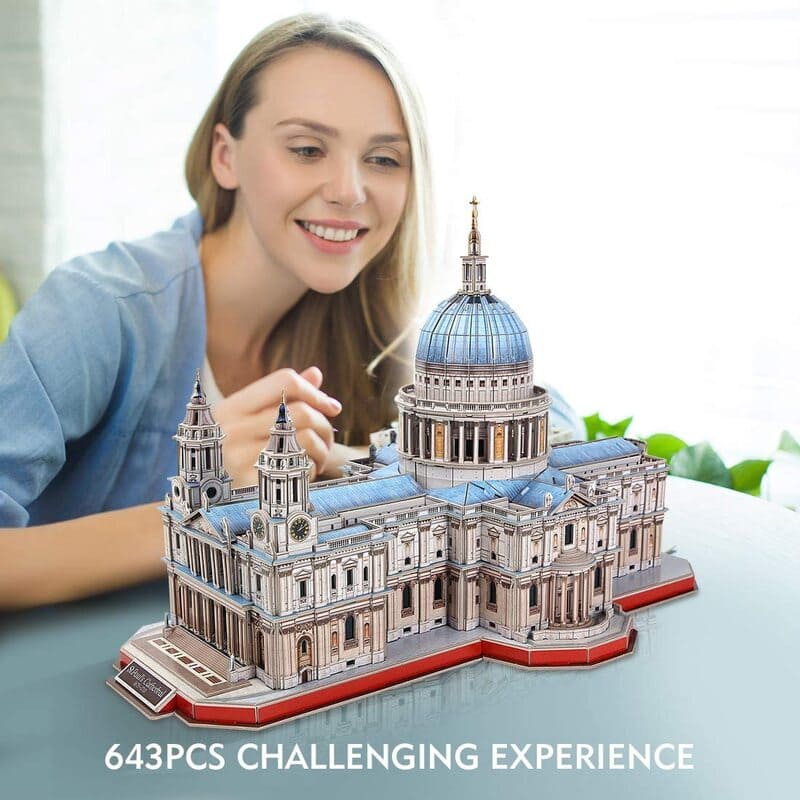 3D Puzzles | LED Large Saint Paul's Cathedral - CraftoyX