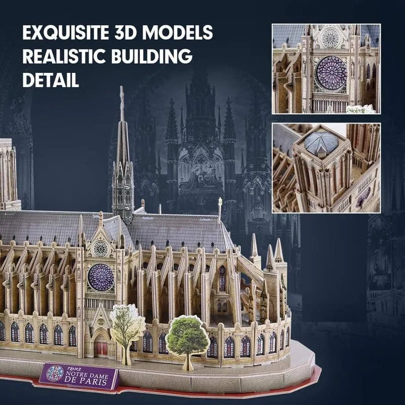 3D Puzzles | Notre Dame de Paris - National Geographic - CraftoyX