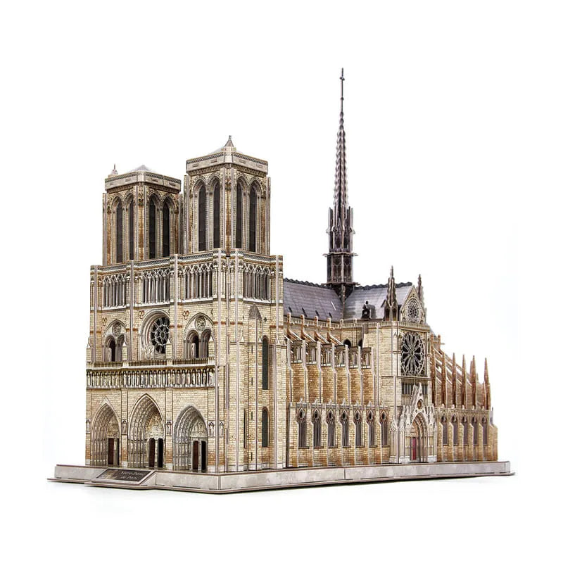 3D Puzzles | Notre Dame de Paris Church - Interactive Architectural Model - CraftoyX