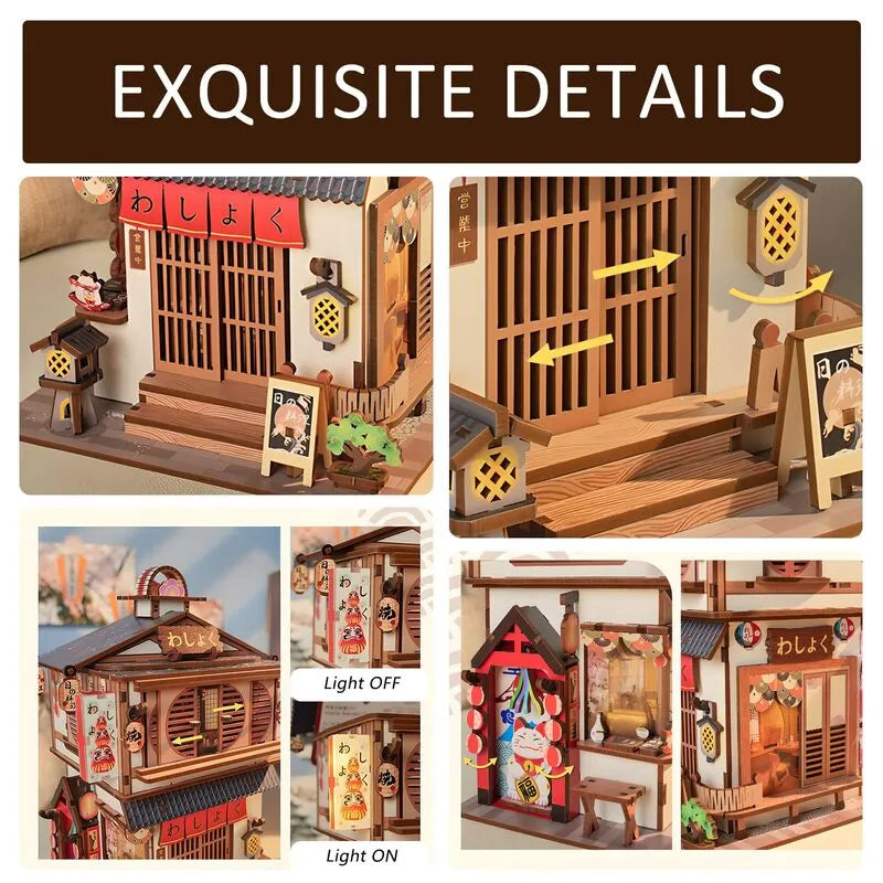 3D Wooden Puzzle kit | Cuisine Restaurant-CraftoyX