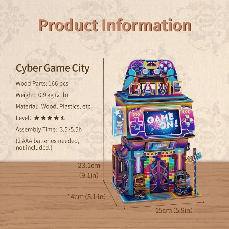 3D Wooden Puzzles | Cyber Game City-CraftoyX