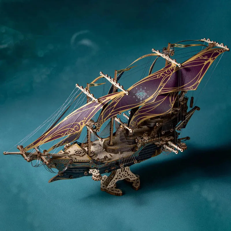 3D Wooden Puzzle | Epic Sailing Ship - Lord of Mysteries-CraftoyX