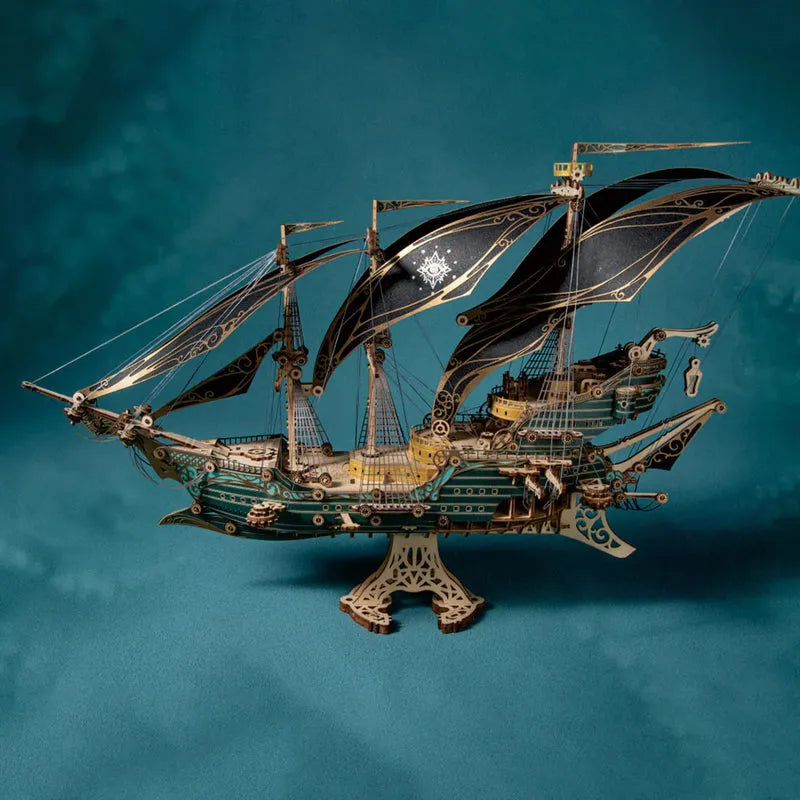 3D Wooden Puzzle | Epic Sailing Ship - Lord of Mysteries-CraftoyX